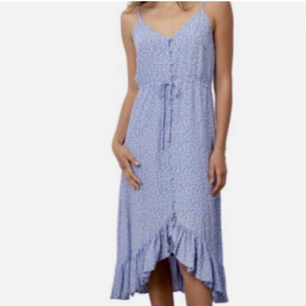 Rails Frida midi dress in the Sky Blue Daisies print size small